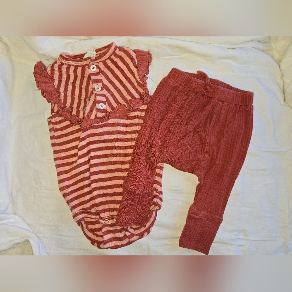 Kate Quinn Ruffle Bodysuit and Panda Pant